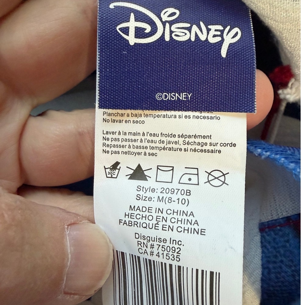 Disney Belle Provincial Costume Dress Women Size M 8-10 Blue Renaissance Cosplay - Picture 7 of 12